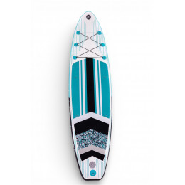 Inflatable stand-up paddleboard (SUP), green MaxIQ-su-green